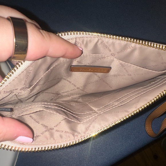 Michael Kors Blue and Yellow Floral Clutch - Picture 2 of 4